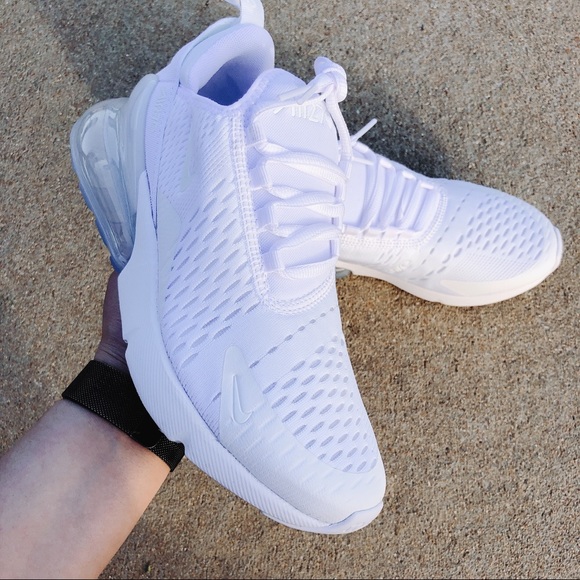 AirMax 270 white/metallic women’s size - Picture 6 of 8